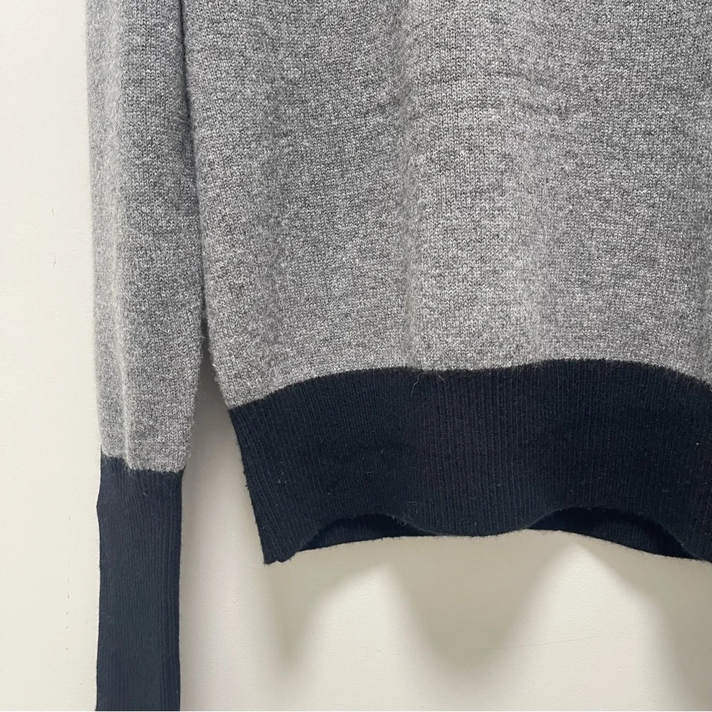 Random Identities Wool Cashmere Blend Crew Neck Gray Sweater Size Medium